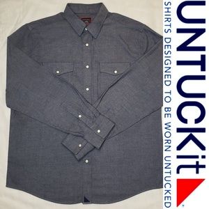 Untuckit casual button up shirt